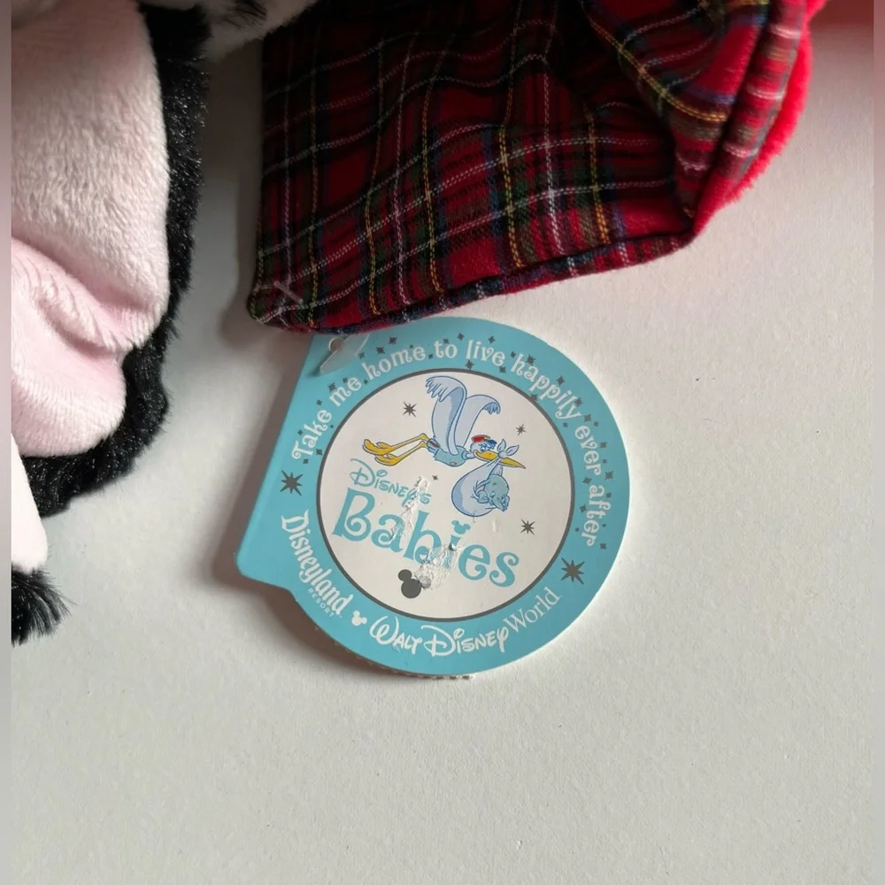 NWT Disney Babies Baby 101 Dalmatians Dog w/ Swaddle Blanket Stuffed Animal